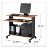 Safco Muv Standing Desk, 35.5 in. x 22 in. x 30.5 in, Cherry 1921CY